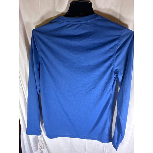 Perry Ellis Portfolio Men's Solid Long-Sleeve Pajama T-Shirt - Blue, NWT, Size S - Picture 6 of 6